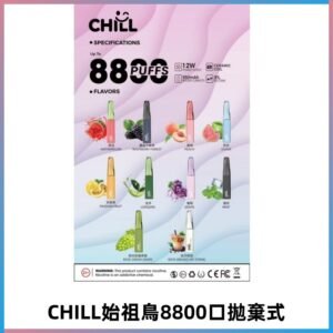 CHILL始祖鳥電子煙鴨嘴獸拋棄式8800口 一次性8ml大容量煙油